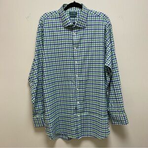 Lauren Ralph Lauren Performance Stretch Long Sleeve Tall Fit Button Up 19 36/37